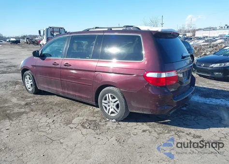 2007 Honda Odyssey Ex from USA, damaged, VIN 5FNRL384X7B070141